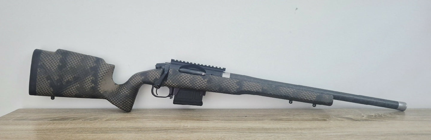 Proof Research MTR rifle in excellent condition in 308 carbon fibre stock and barrel. This is the ultimate hunting rifle and also great to use in NRL matches as