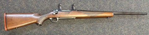 Ruger M77 7mm-08 in good to very good condition. Bore is very good. Blueing 98%. A few very small marks on stock. Comes with a set of 1" rings. $65 freight to y