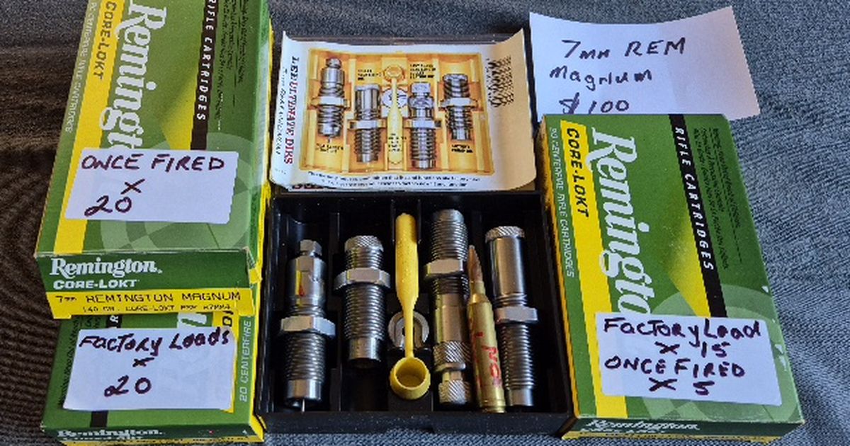 Dies,ammo and projectiles