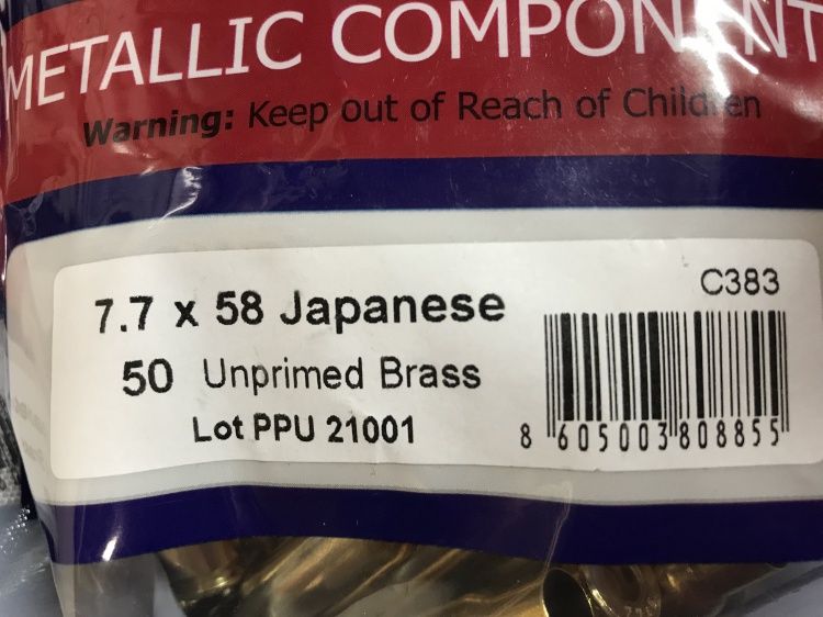 7.7 jap brass (Sold  out)