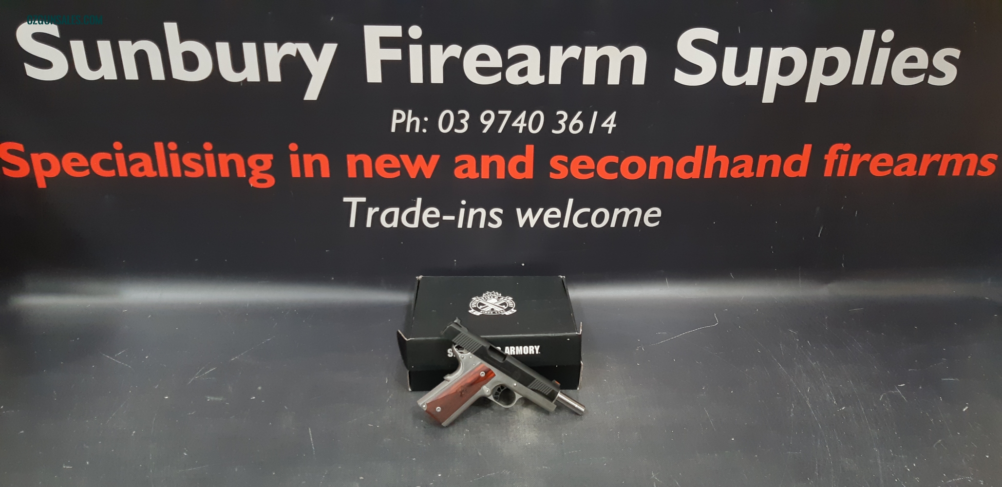 Springfield 1911 Ronin 9MM 127mm S/S Black AG180