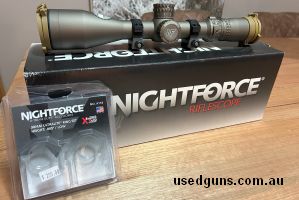 Nightforce NX8 4-32x50 F1 MILXT with Nightforce low rings In excellent condition