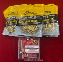 Reloading Set of 500 Starline 30 M1 Brass & Lee die set with shell holder