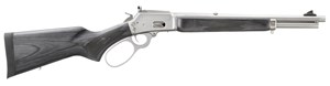 MARLIN
70452
MODEL 1894 TRAPPER SERIES
357 MAGNUM
8/9 SHOT
16.1" BARREL
THREADED MUZZLE
STAINLESS STEEL
BIG LOOP LEVER
GREY LAMINATED STOCK SET
SKINNER PEEP SIGHT SET

NEW $2709