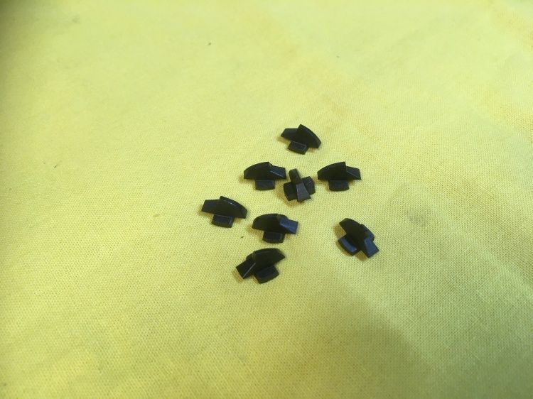 Luger front sight blades