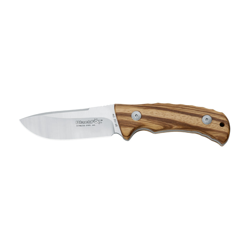 Clip Point Zebrawood Handle Satin