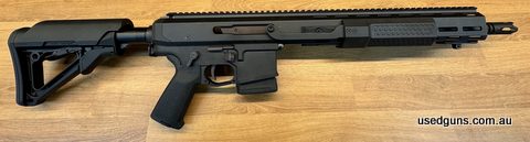 WFA1L with 14 inch barrel and long M-Lok upper, Faba kit and Magpul adjustable stock with cheek riser, also have a Magpul fixed stock. Comes with a 10 round P-M