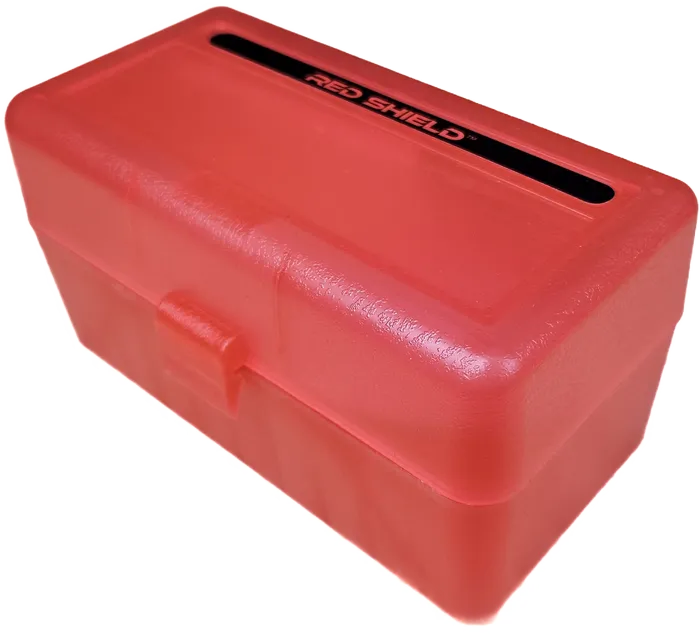 Red Shield Rifle .223 (or similar) Ammo Box - 50 Round