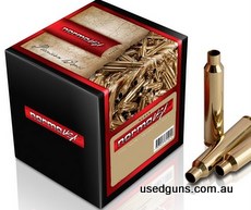 Back in stock after a long wait. Norma 220 Swift unprimed brass