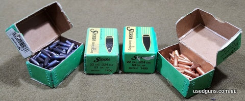 360 projectiles, total - 260 plain and 100 Molly coated. Price includes postage Australia wide!