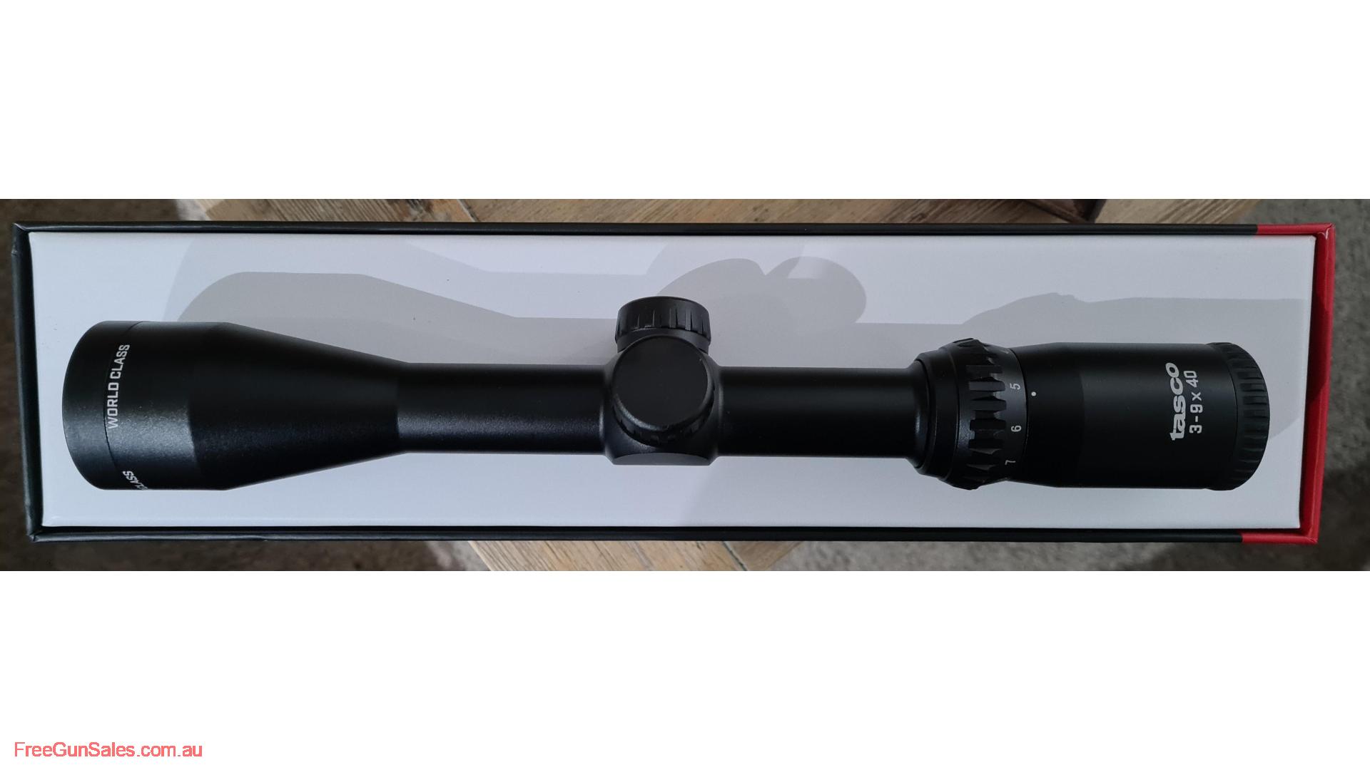 Tasco World Class 3-9x40 (No rings) Bidwill