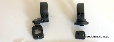 I have a set of German made quick detachable scope mounts to suit Mauser 98 style actions. It‚Äö√Ñ√¥s a two piece system with 30mm rings. Never used only remove