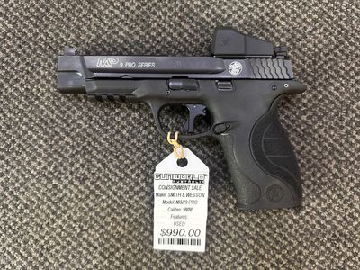 Consignment Smith & Wesson M&P9 Pro Series 9mm With Red Dot / SN: HKD7763