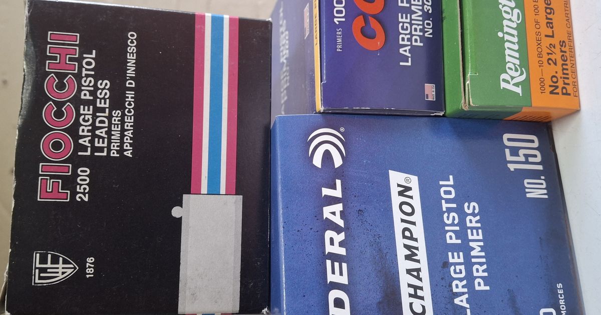 Large pistol primers