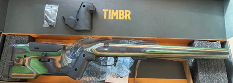 Suit new buyer - as new. Tikka T3/T3x R/H Short action. Comes with Recoil lug and Action screws included, spare vertical grip. Aluminium V block chassis in a Fr
