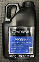 16 Bottles only just landed. Be quick. ADI APS950 pistol powder. 2kg bottle. In store pick-up only. Secure now with full payment and we can hold it for you.