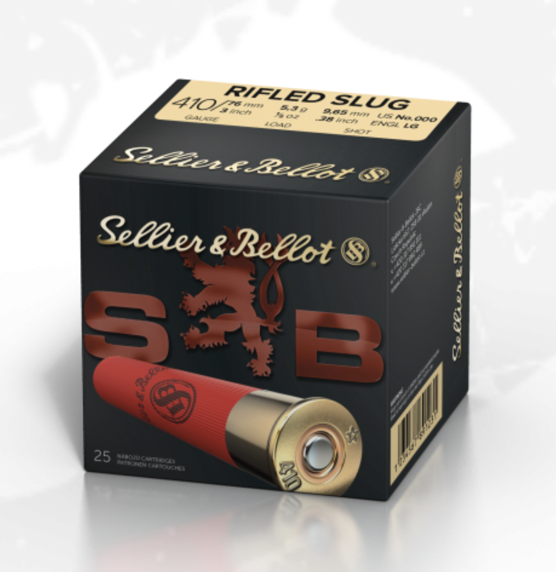 S&amp;B Sellier &amp; Bellot 410 gauge 3″ Rifled Slug 5.3g