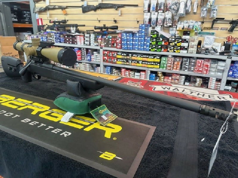 STEYR MANNLICHER, MODEL SSG69 - PACKAGE - INCLUDES SCHMIDT & BENDER PMII 5-25x56 WITH BOX & SPUR PRECISION MOUNTS, RIFLE BAG PLUS UPGRADED STOCK AND BARREL (650