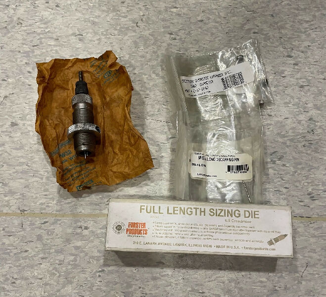6.5 Creedmoor Forster full length sizing die