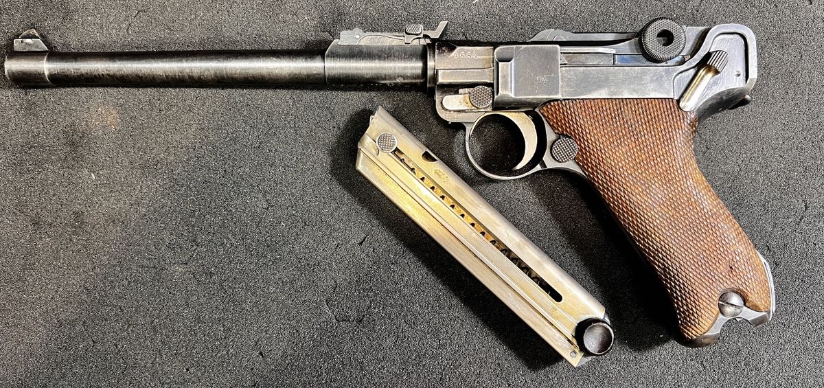 For Sale: 1917 German Artillery Luger – 9mm Parabellum