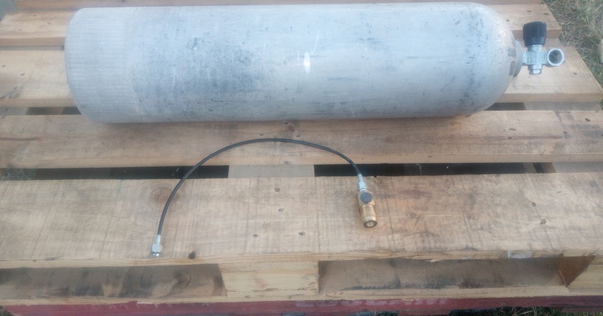 PCP air tank & hose