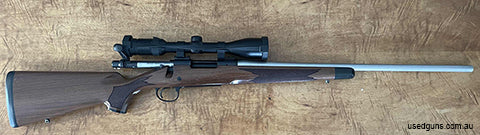Remington Mountain rifle in 243W. Excellent condition. Some minor wear marks but considering its age rifle is beautiful. From the serial number it appears to be