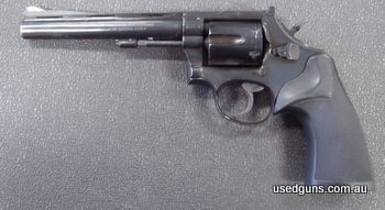 Double action 38 Special with Pachmyr grips. Good first centrefire pistol.