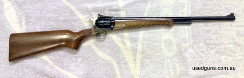 Had very little use hence the reason i am selling it ,lovely little revolving carbine, $550 + post