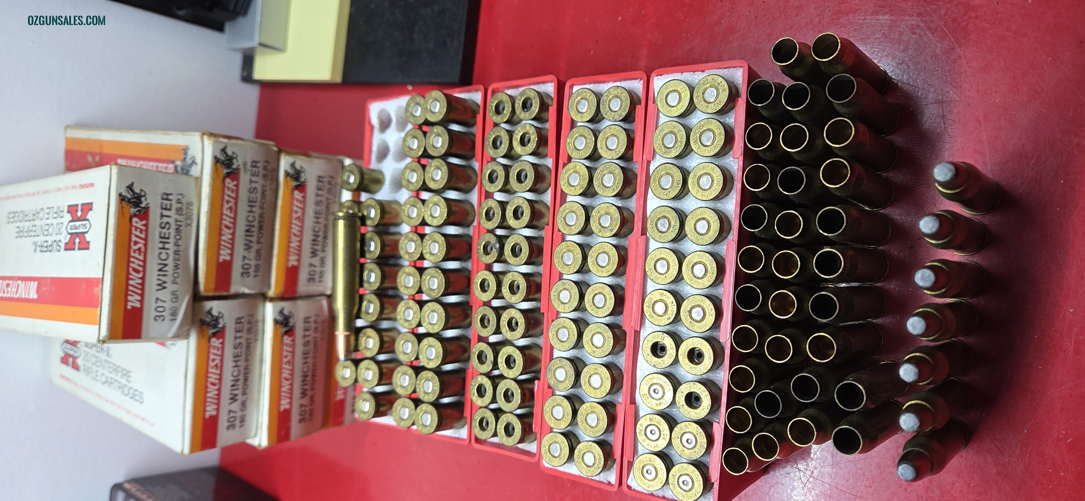 307 Winchester Brass and Ammo
