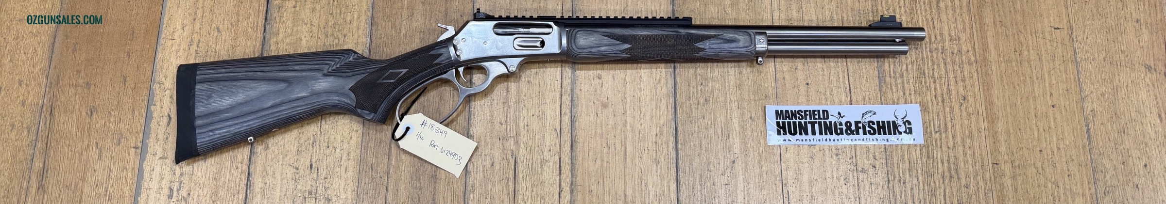 #18349 Marlin 1895 SBL 45-70 Govt S/S Laminated 6r