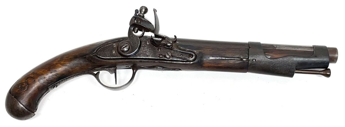 1763 French flintlock cavalry pistol