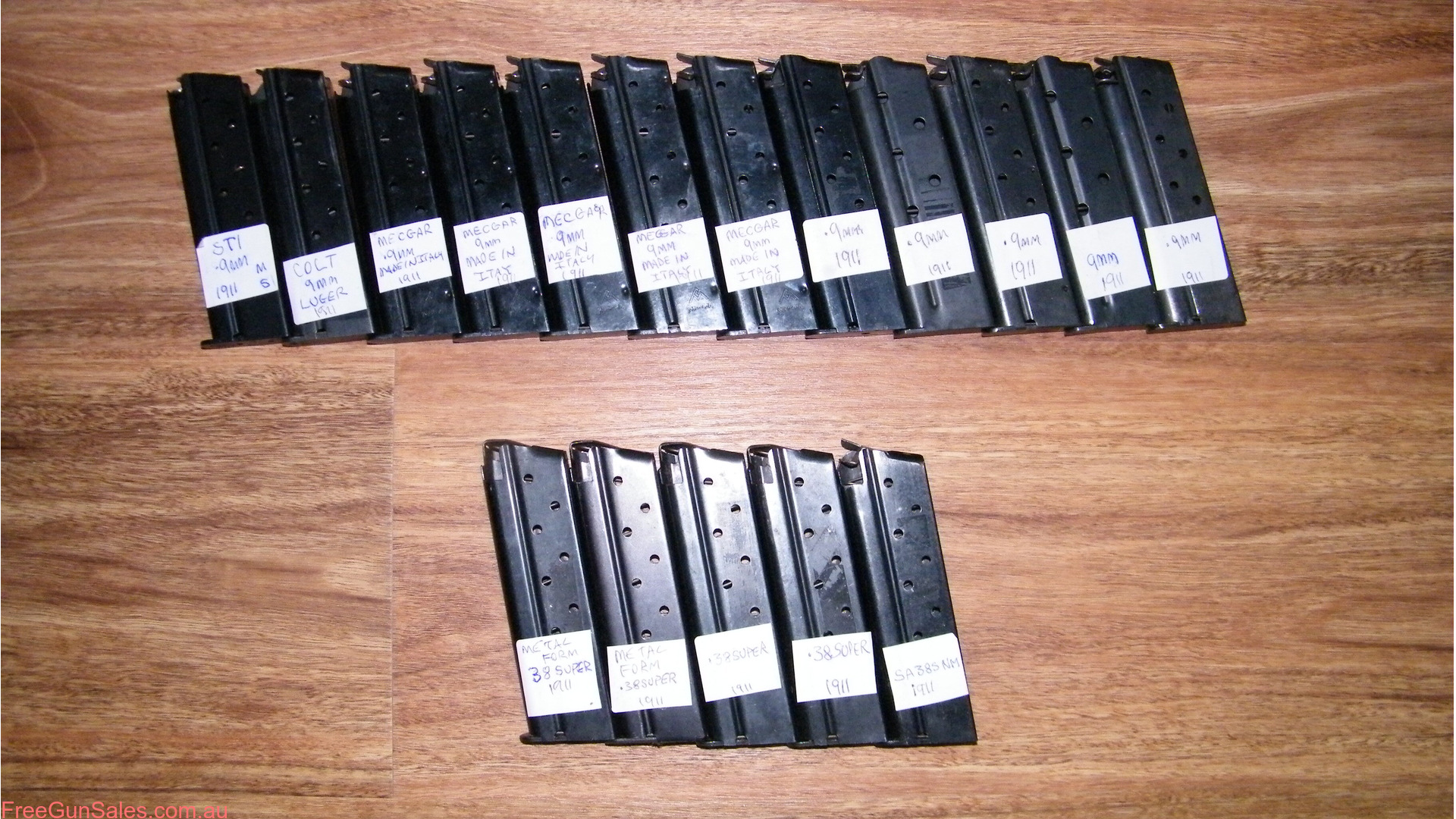 Magazines Colt 1911 .9MM and .38Super