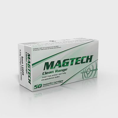 Magtech 9mm Luger Clean Range 124GR FEB - 50 PK