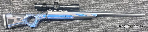 Tikka T3 in a Boyds At One stock, fitted with a 27 inch heavy Palma barrel. Has only fired a few test shots. Postage is $50 to all states except WA.