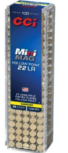 CCI 22LR MINI MAG 36GR HV HP 100 PK 1260FPS C31