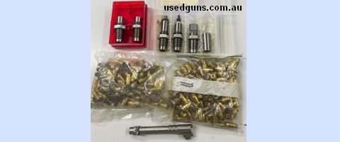 38 JWH Conversion set for 1911 Semi Auto pistol .Includes Kings Ramped barrel , 5 Lee die set , Drop Gauge & 200 new Starline cases