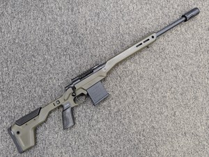 HOWA
1500 VT CARBON COMPACT
20 INCH VARMINT BARREL
THREADED MUZZLE
SUREFIRE WARDEN BMD
MDT HNT CARBON FIBER CHASSIS 
IN CHARCOAL GREEN WITH FOLDING STOCK
M-LOK FOREND
MDT CARBON FIBER GRIP
MDT 10 SHOT MAGAZINE
LEUPOLD PIC RAIL
HACT ADJUSTABLE TRIGGER

AVAILABLE IN
223REM NEW $2950
308
