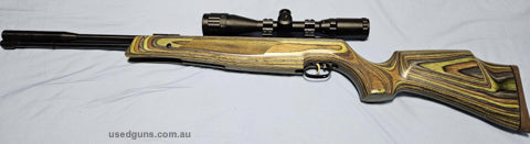 This Weihrauch HW97K under-lever air rifle in .22 has not had much use since bought new in 2021. There are some very small and light rust marks on the breech wh