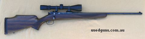 Savage Model 20; 250-3000 (250 Savage) bolt action rifle in good condition with Weaver 3-10x44 scope on Parker Hale mounts. Has aftermarket Monte Carlo stock, t