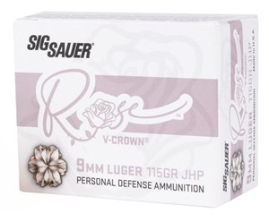 SIG SAUER
E9MMA1-ROSE-20
ROSE EDITION
9MM, 115GR, V-CROWN, JHP
AMMUNITION

$37.90 /PER 20
$345 /PER 200