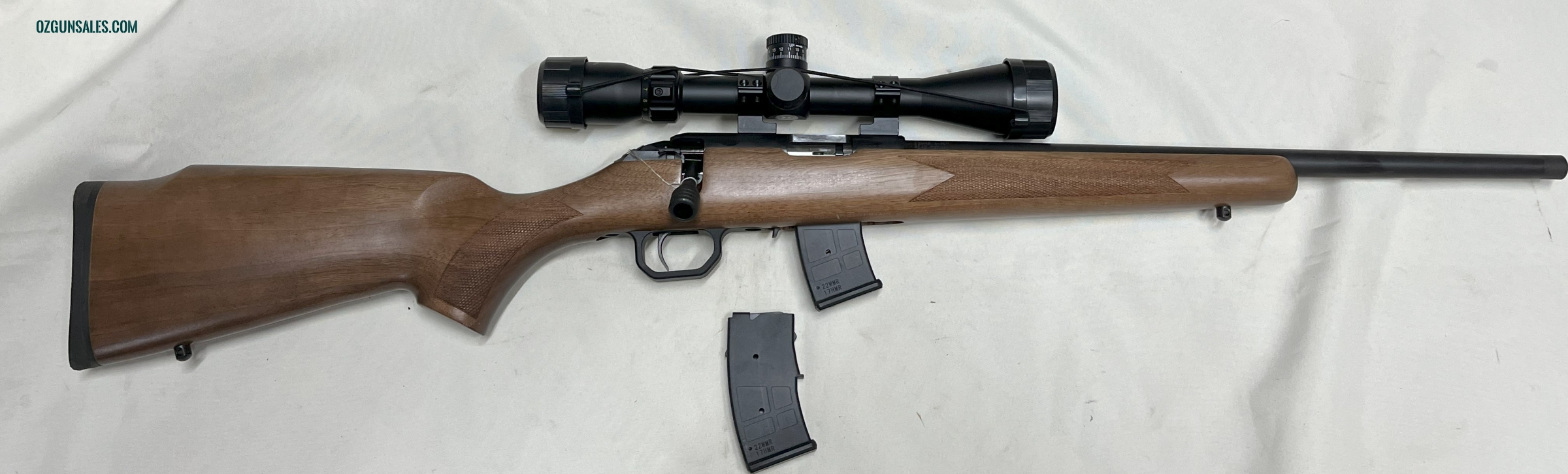 Howa 1100 22mag with Walnut stock