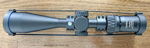 Meopta Optika 5, Meopro 4-20x50 Z-Plex reticle, excellent condition. Dovetail rings and bikini lens covers included.