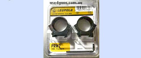 Set of Leupold PRW2 30mm low rings in excellent to new condition. $110 posted