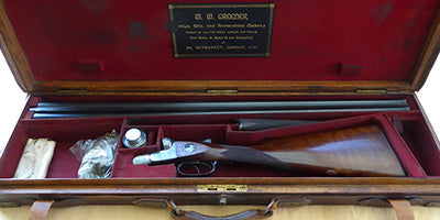 W.W. GREENER Facile Princeps 12g BP side/side shotgun with 30" barrels (modified and improved chokes) in good condition. Has very good bores and comes with Gree