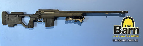 Lithgow La105 308 in very good condition, has a muzzle brake and bipod.