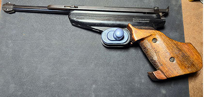 Fun lever air gun. Accurate. Normal amount of wear for age, works well.
