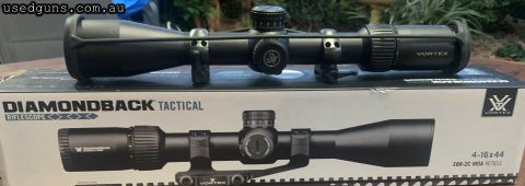 4-16x44 MOA FFP EBR-2C Reticule. Just over 18 mths ago. Includes quick release scope mounts. Been a good set up upgrading.