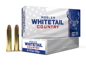 NOSLER
NWA40145
WHITETAIL COUNTRY
45-70, 300GR, FNSP
AMMUNITION

SPECIAL
$69.90 /PER 20
$314.55 /PER 100
$559 /PER 200
