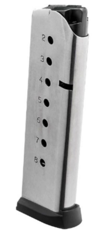 SPRINGFIELD 1911 MAGAZINE 45ACP STAINLESS 8 SHOT