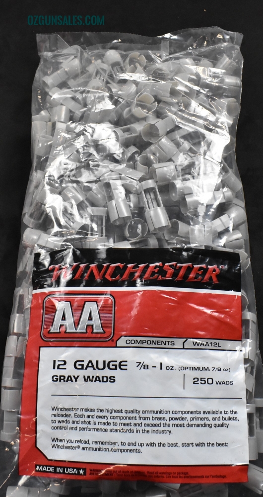 WINCHESTER AA 7/8-1OZ 12G GRAY WADS....NEW!!